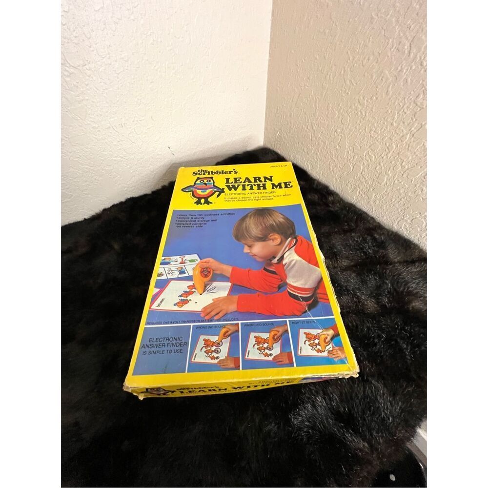 The Scribblers - Learn With Me - 1981 - Antique Learning Game works